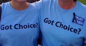 two blue got choice t-shirts